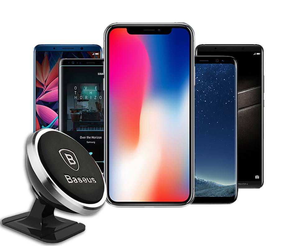 Suporte de telefone Magnético Móvel 360 graus Baseus