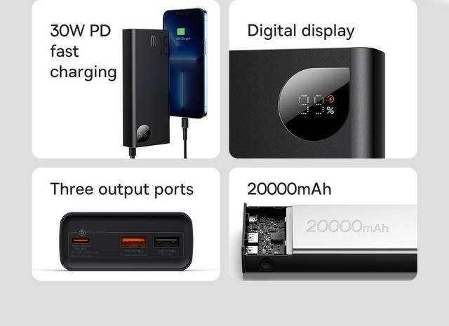 Power Bank 30w 20000mAh Baseus