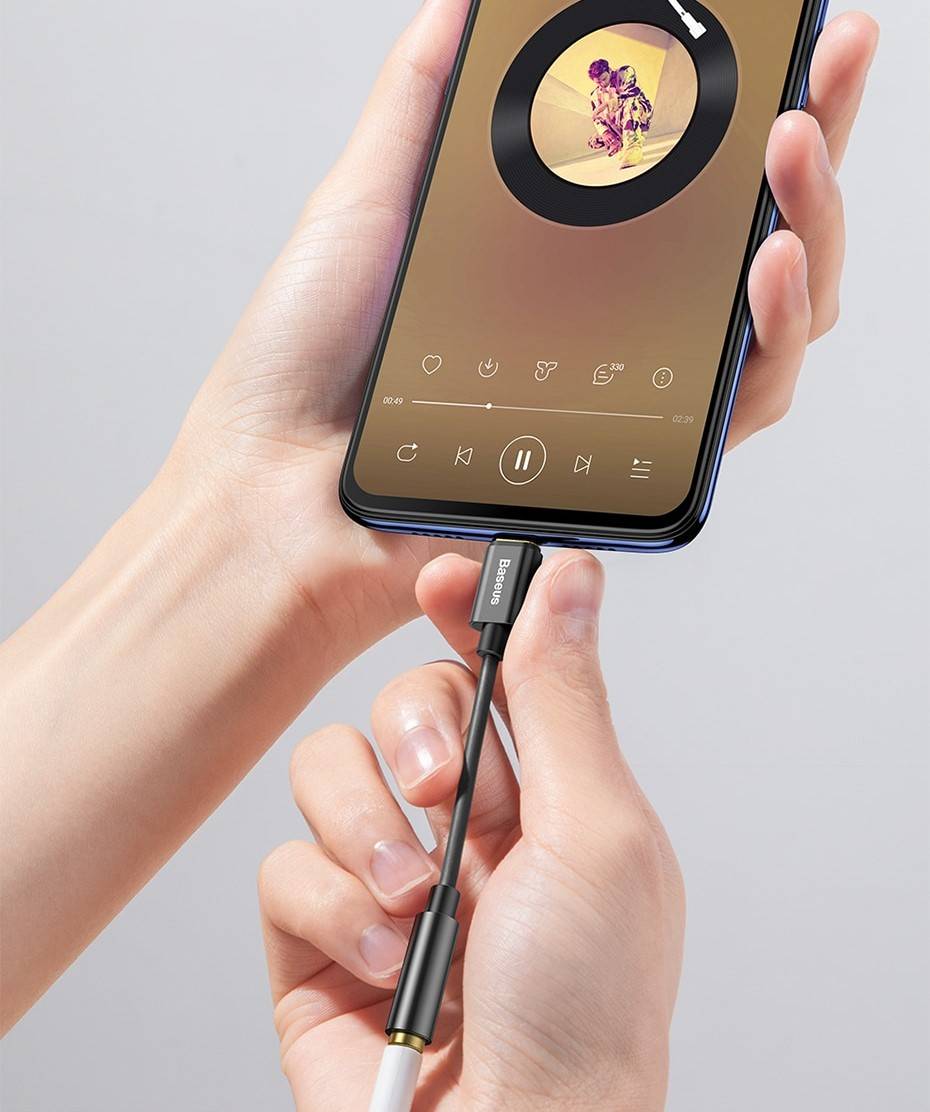 Adaptador de fone de ouvido Tipo C 3,5mm Baseus