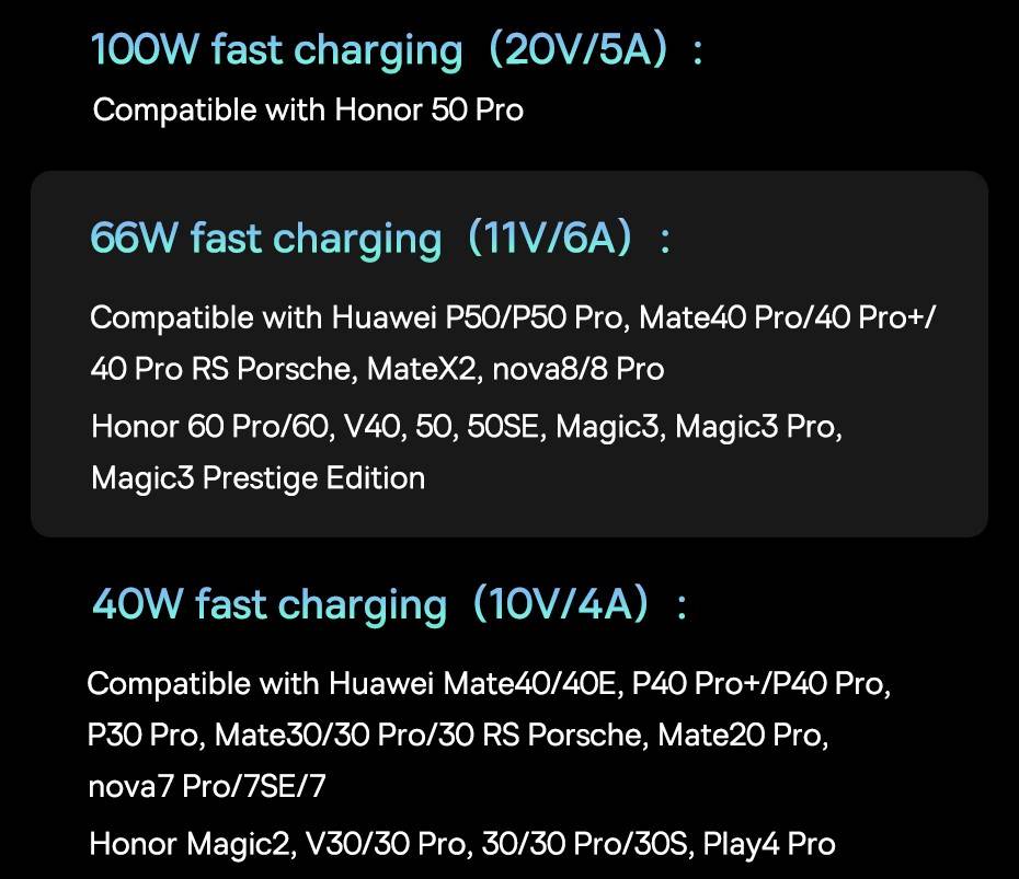 Cabo USB C 100W 6A Desligamento Automático Baseus