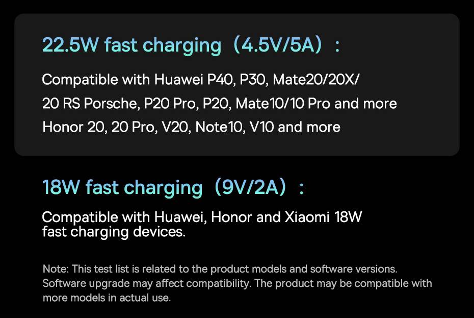 Cabo USB C 100W 6A Desligamento Automático Baseus