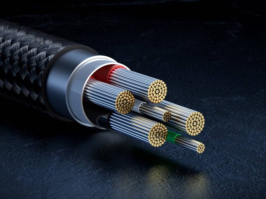 Cabo USB C 100W 6A Desligamento Automático Baseus