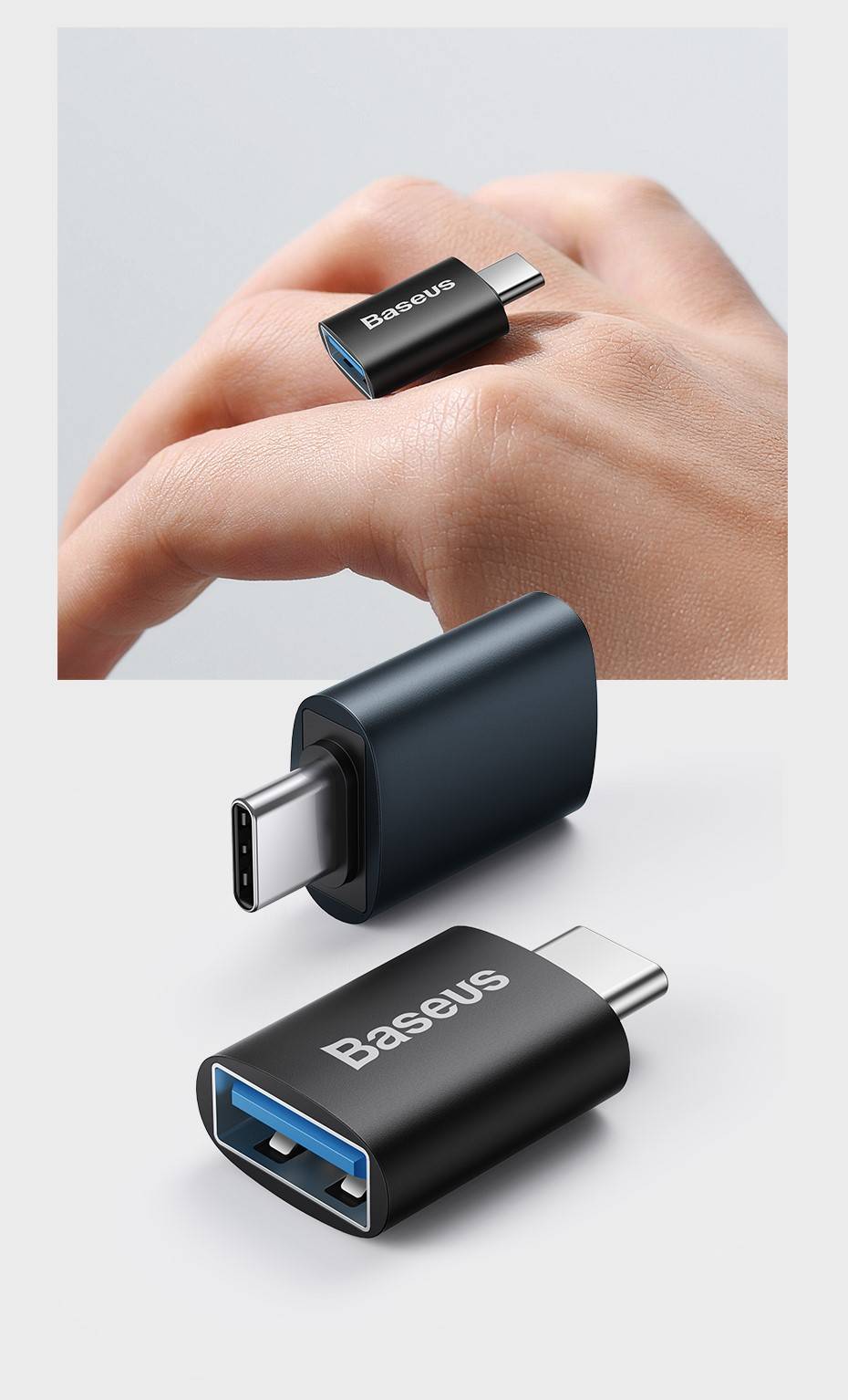 Adaptador USB 3.1 OTG Tipo C Baseus