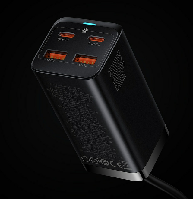 Carregador USB PD 100w GaN3 Pro Baseus