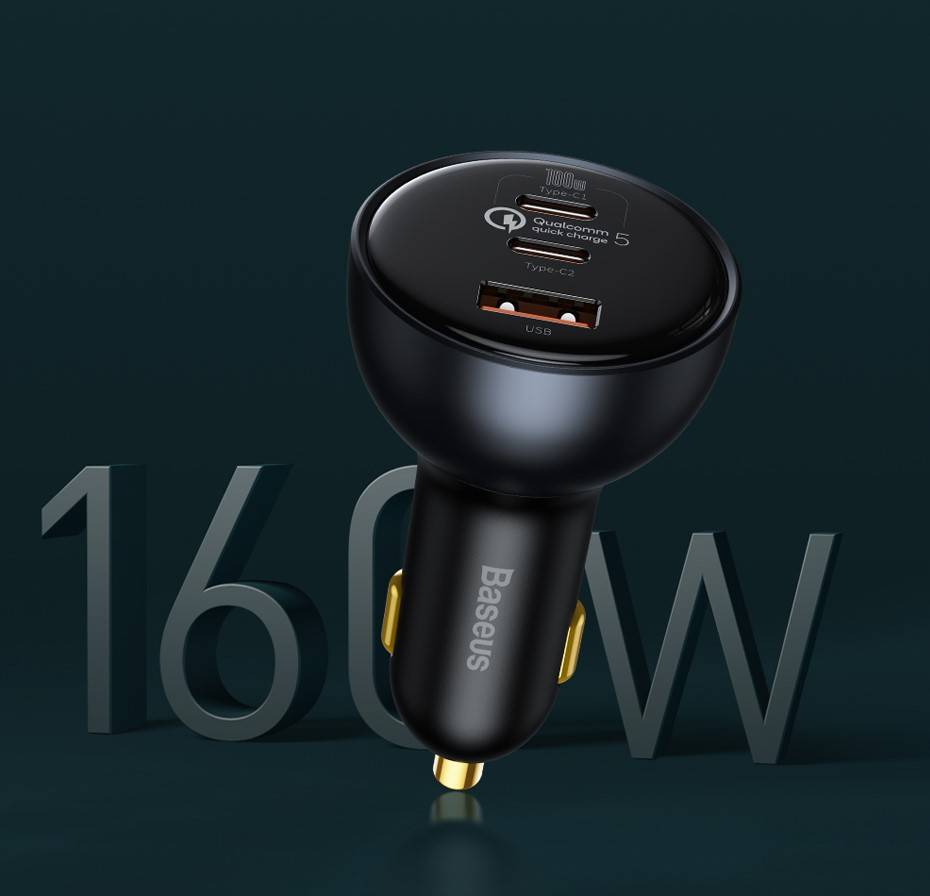 Carregador Veicular 160W Baseus