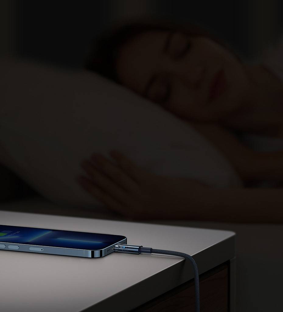Cabo USB C para iPhone com Desligamento Automático 20W Baseus