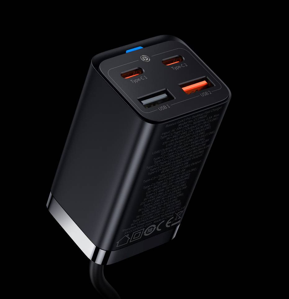 Carregador USB PD 65w GaN Baseus