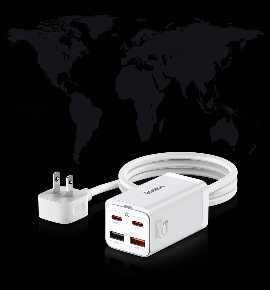 Carregador USB PD 65w GaN Baseus
