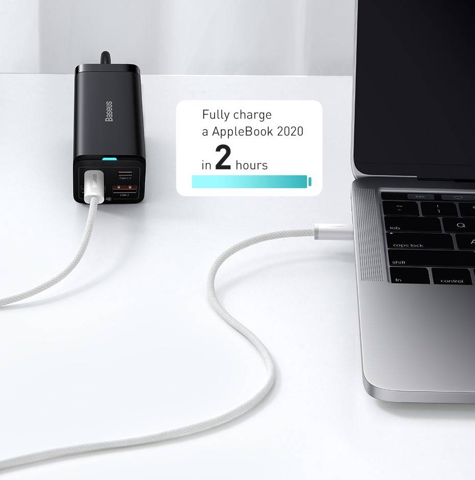 Cabo PD 100W USB C Trançado Baseus