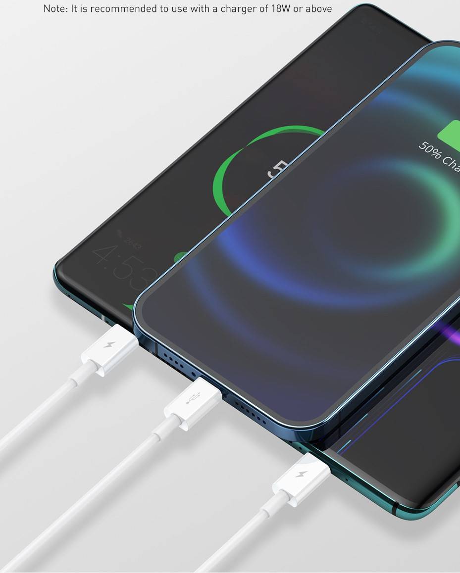 Cabo USB 3 em 1 Carregamento Rápido 1,5m Baseus