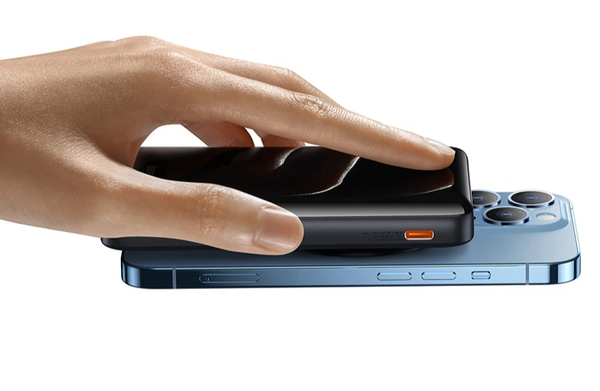Power Bank magnético com suporte 10000mAh 20W Baseus