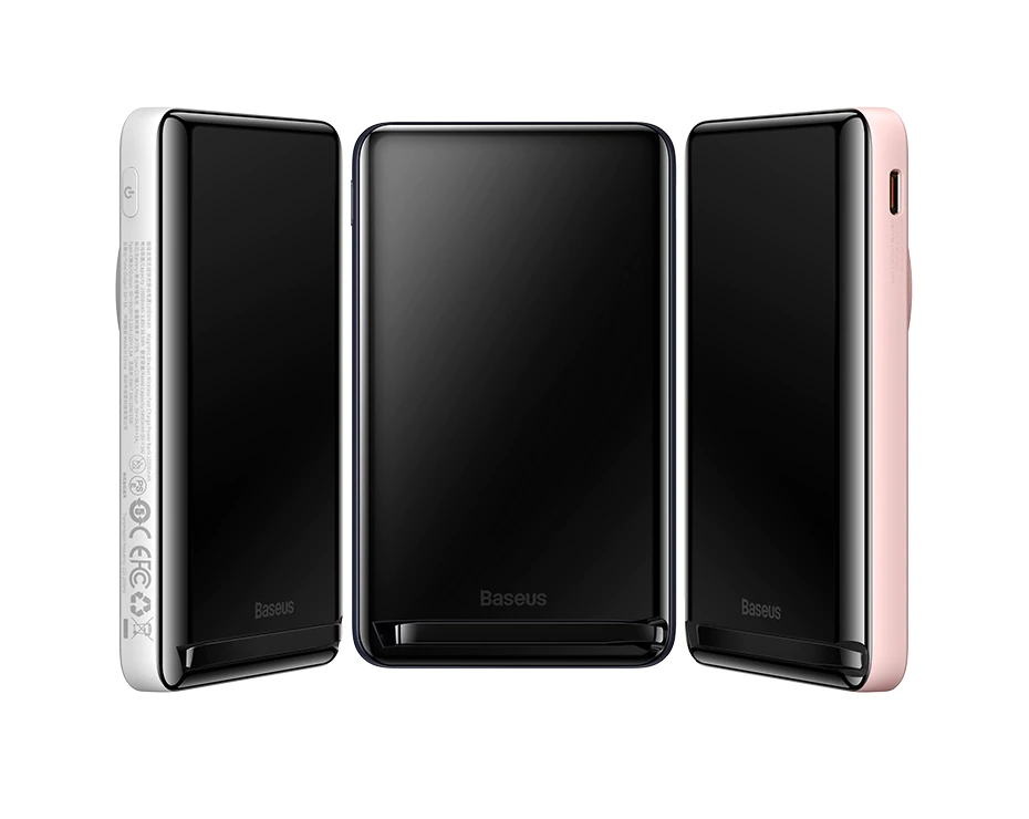 Power Bank magnético com suporte 10000mAh 20W Baseus