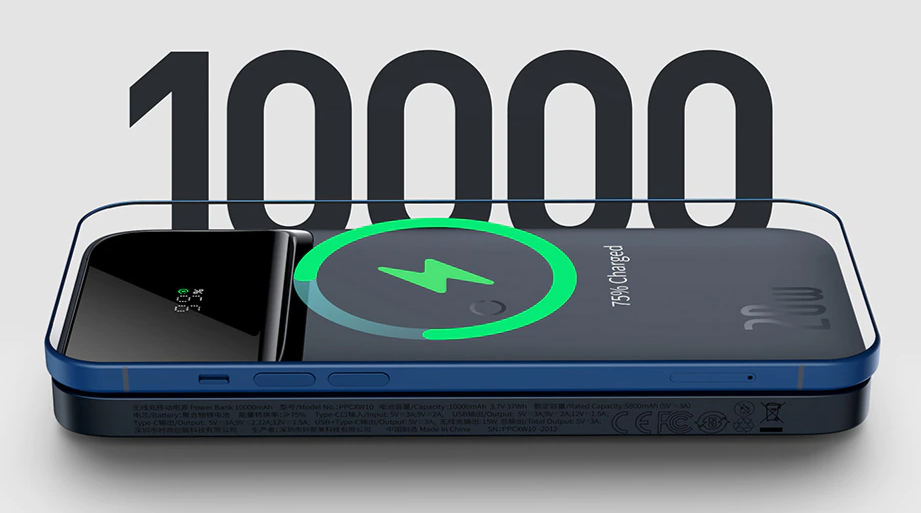 Power Bank magnético 10000mAh 20W Baseus