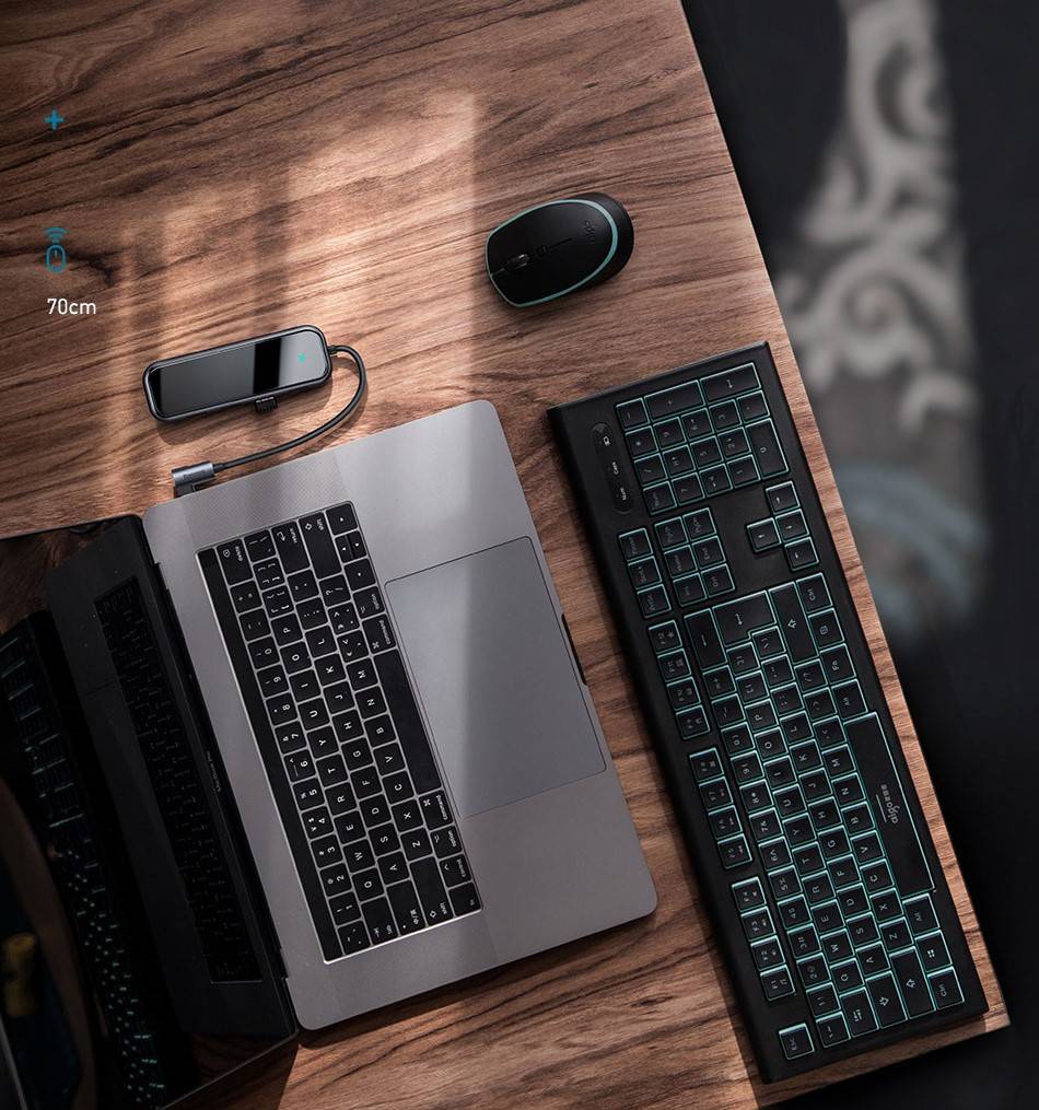 Hub USB C 5 em 1 Nova Versão Baseus