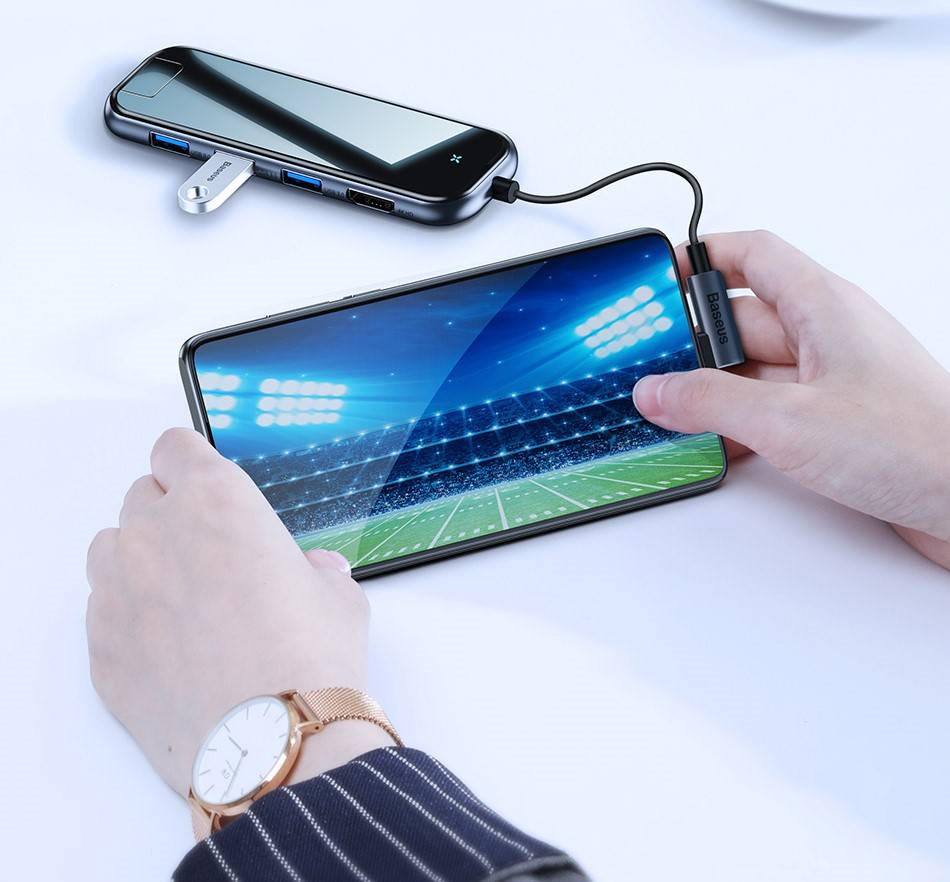 Hub USB C 6 em 1 Nova Versão Baseus