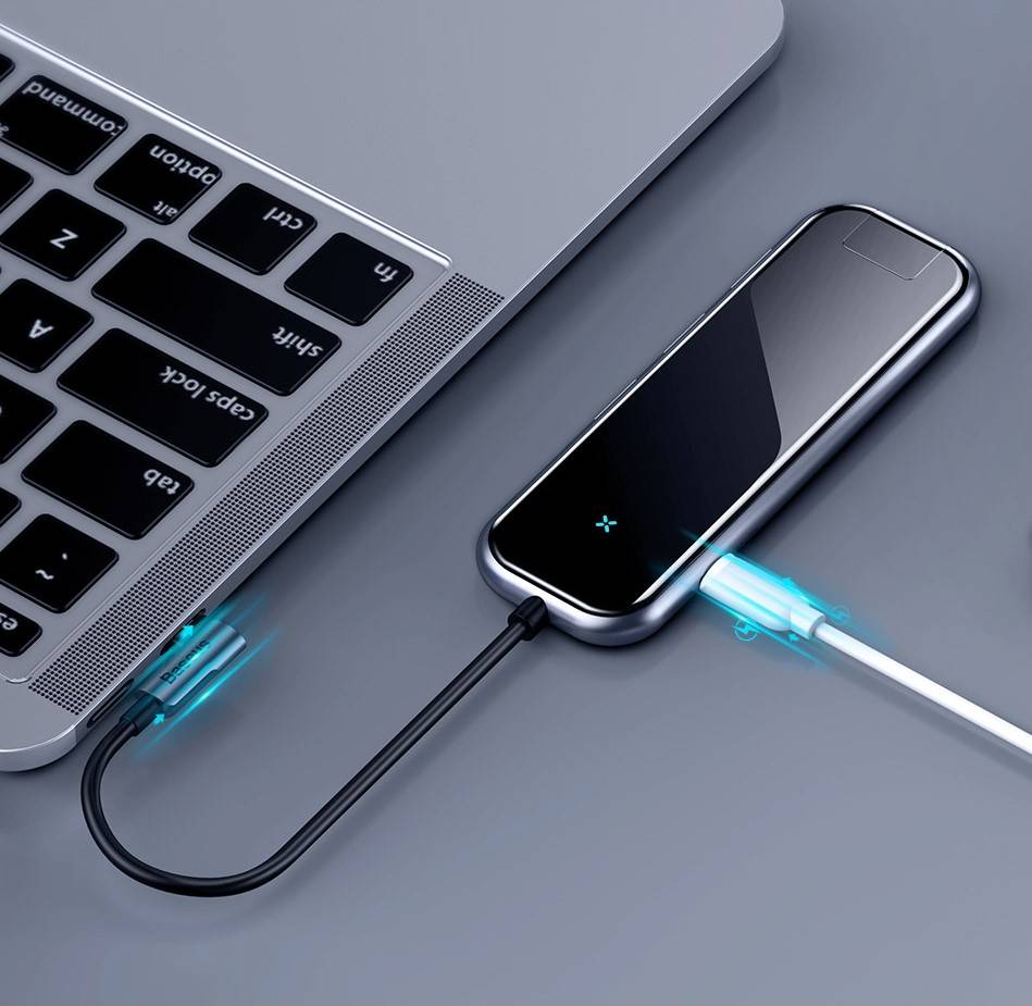 Hub USB C 6 em 1 Nova Versão Baseus