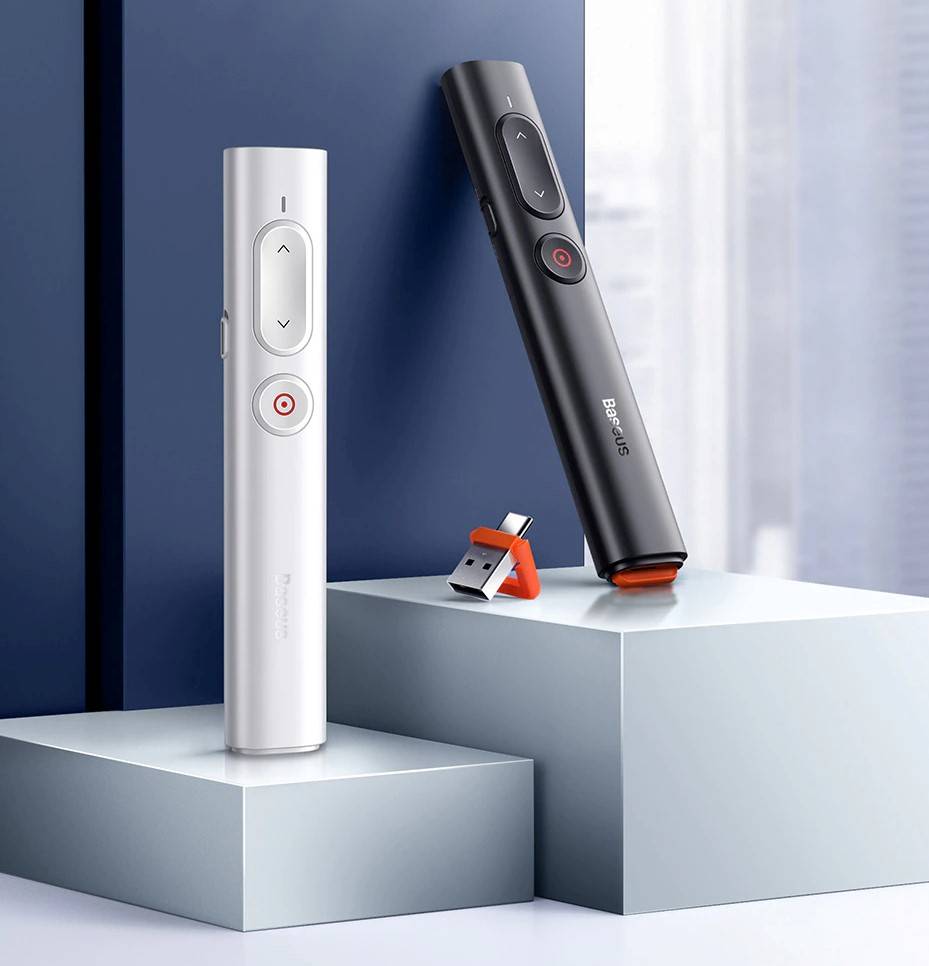 Apresentador Sem Fio com Laser Baseus