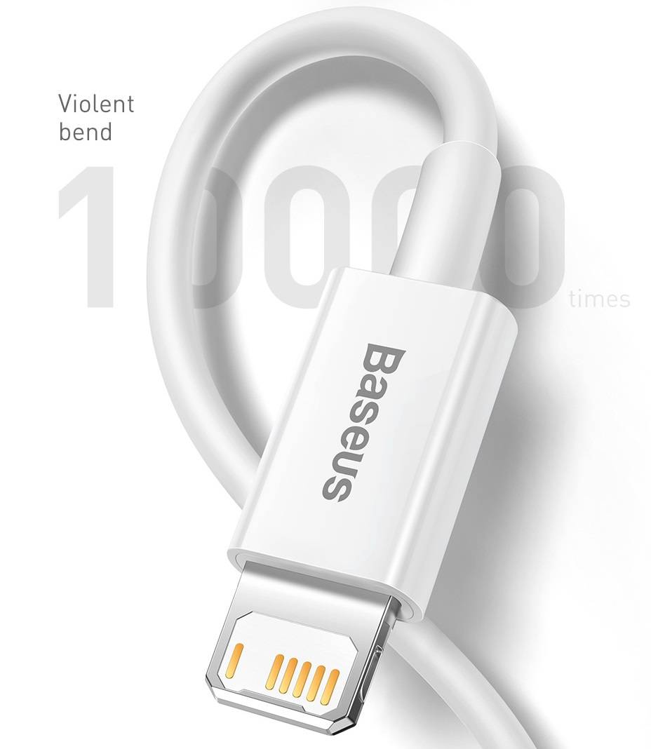 Cabo USB para iPhone 2.4A Baseus