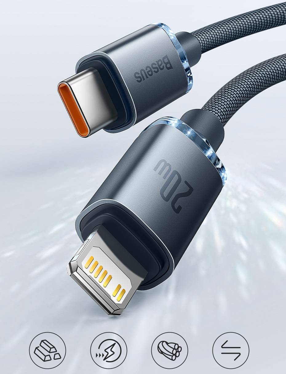 Cabo USB C para Apple 20W Baseus