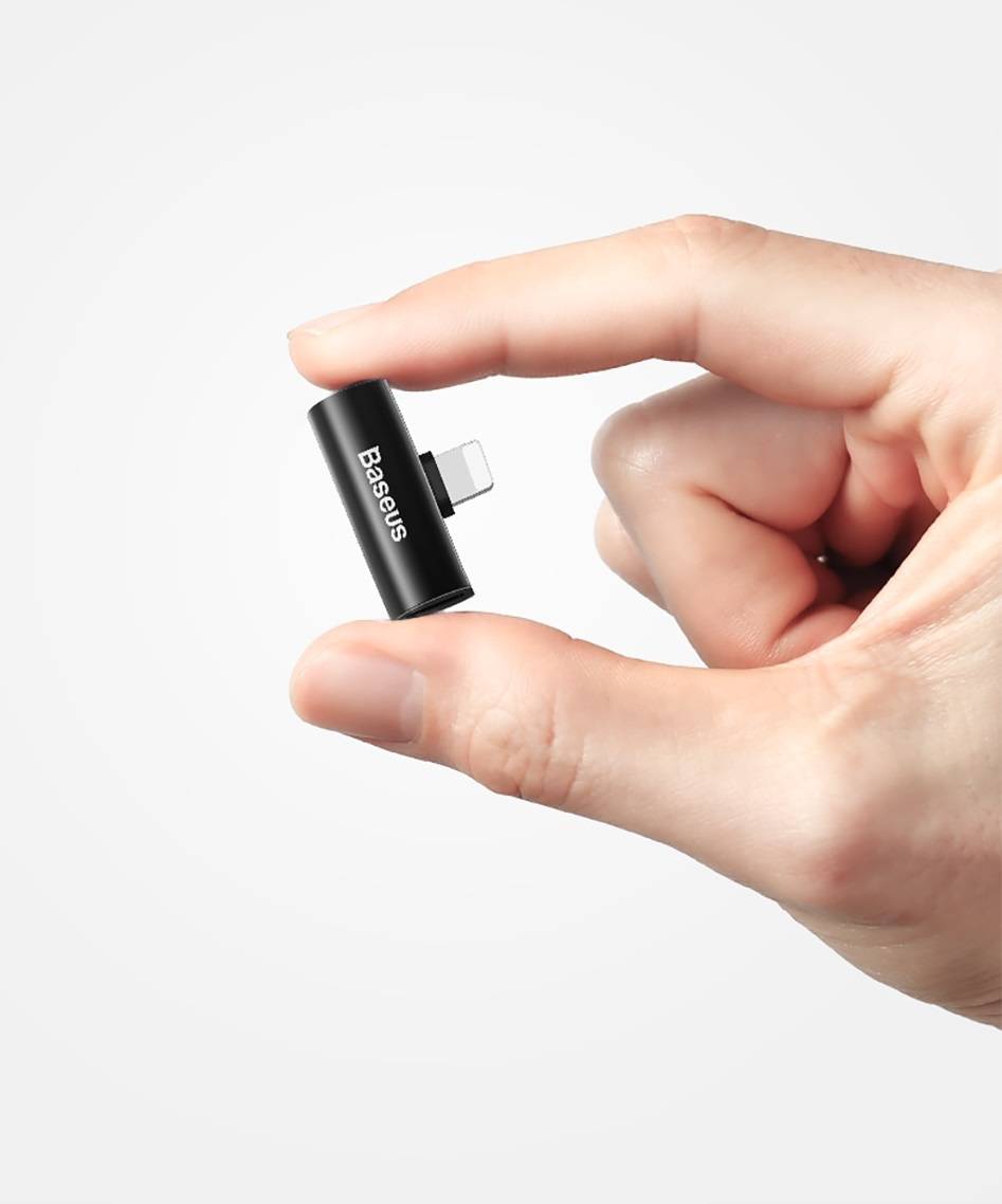 Adaptador 2 em 1 Lightning para iPhone Baseus