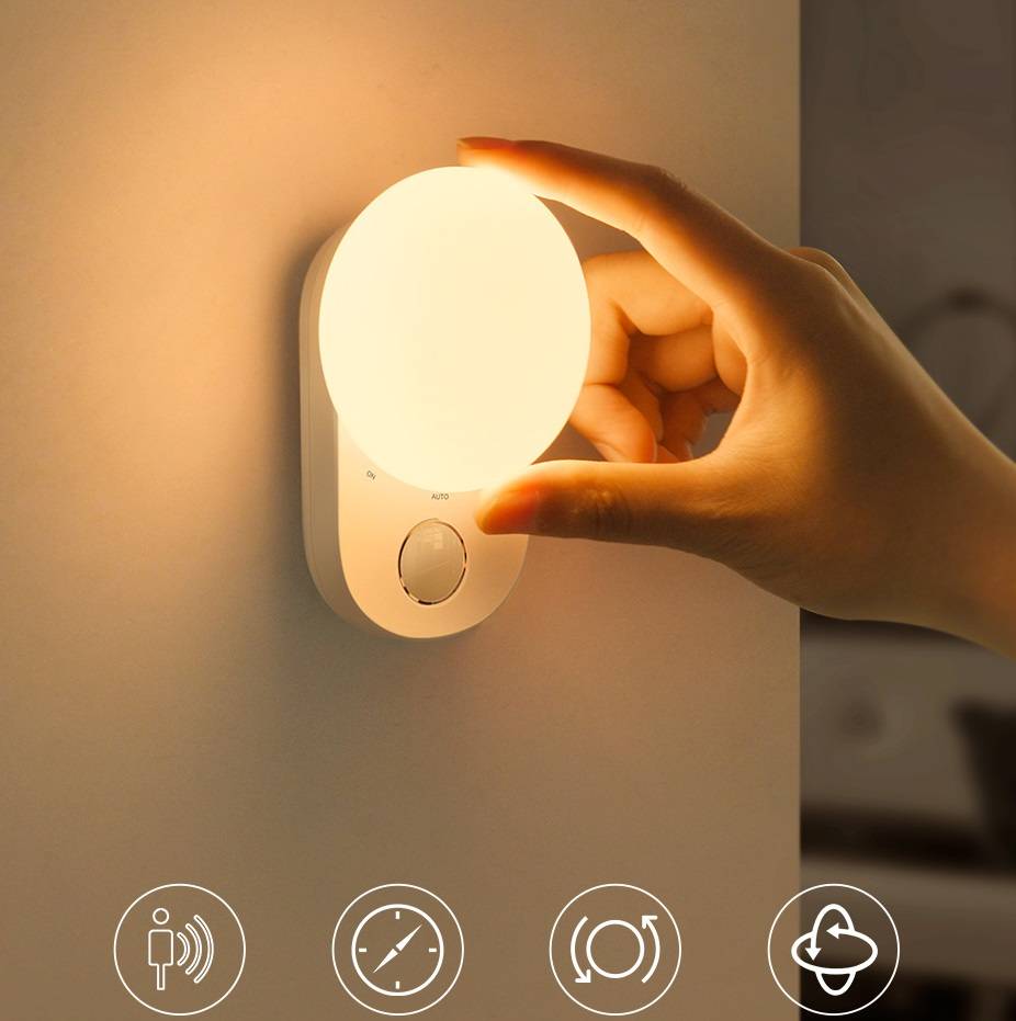 Lâmpada de Led com sensor de presença Baseus