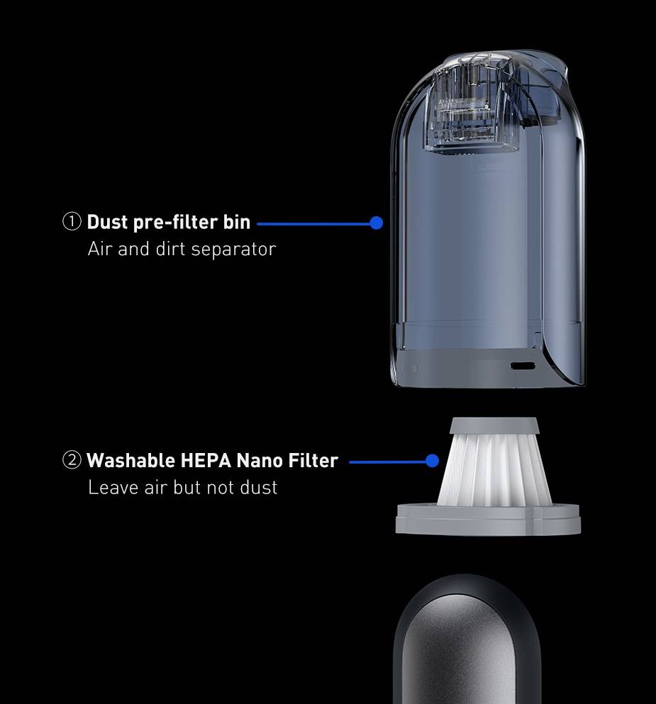 Aspirador sem fio A1 4000Pa Baseus