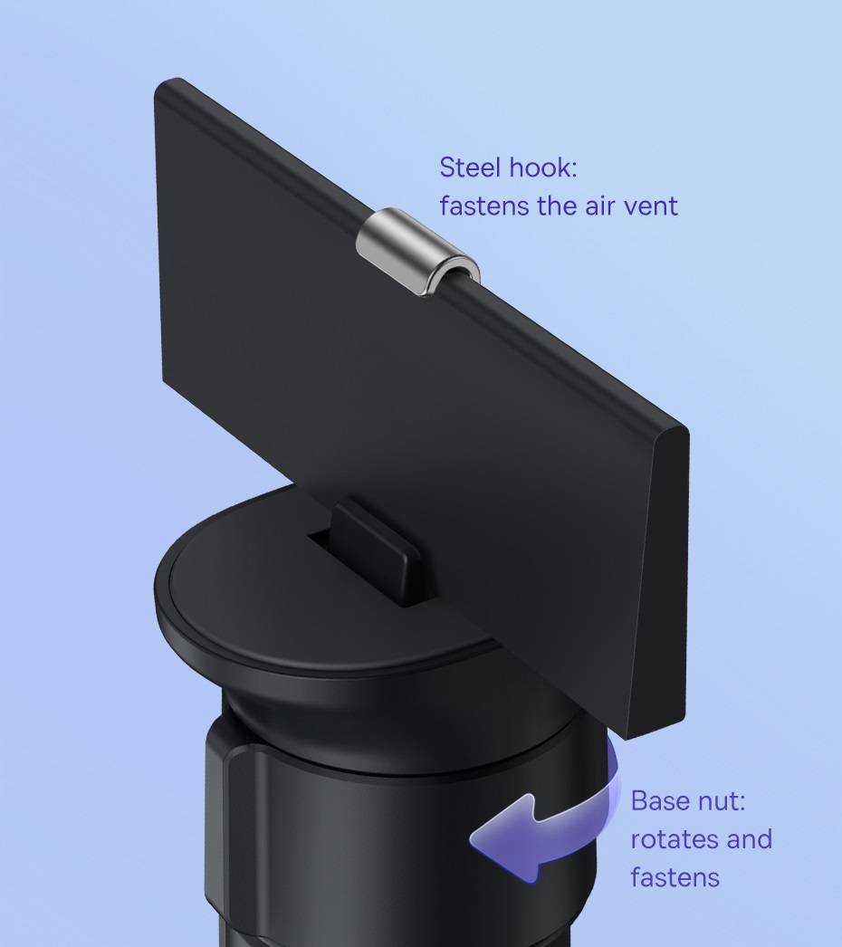 Suporte de celular com fixador em saída de ar Baseus