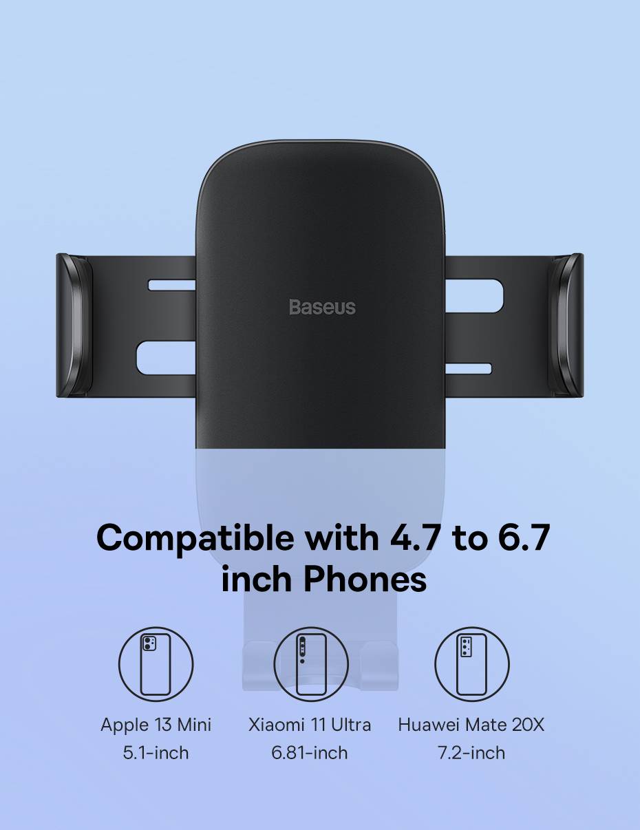 Suporte de celular com fixador em saída de ar Baseus