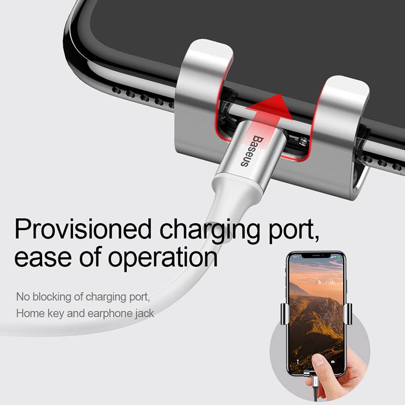 Suporte de celular com fixador em saída de ar Baseus