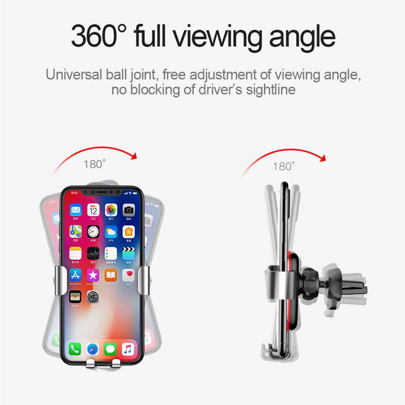Suporte de celular com fixador em saída de ar Baseus