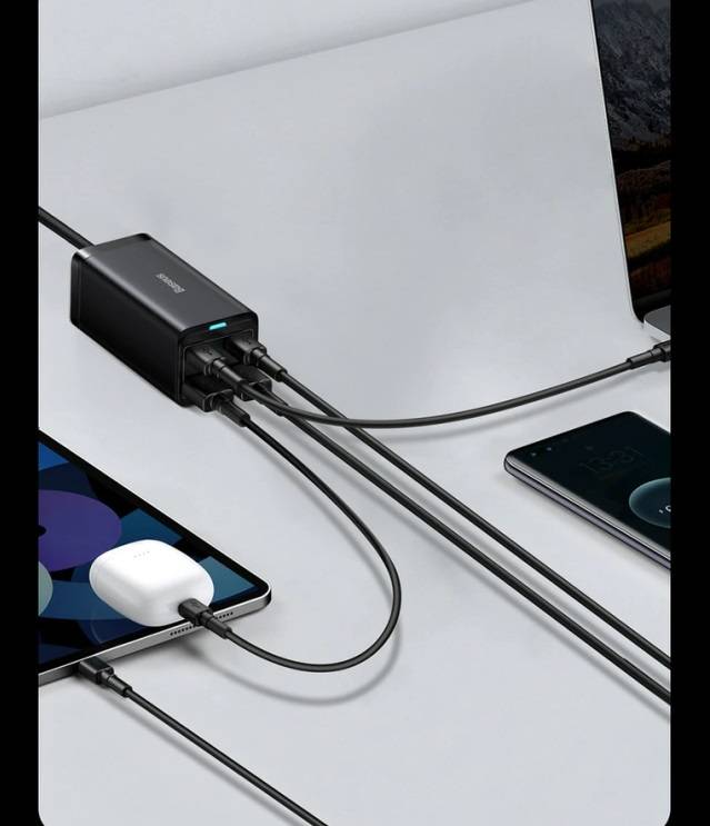 Carregador USB PD 100w GaN3 Pro Baseus