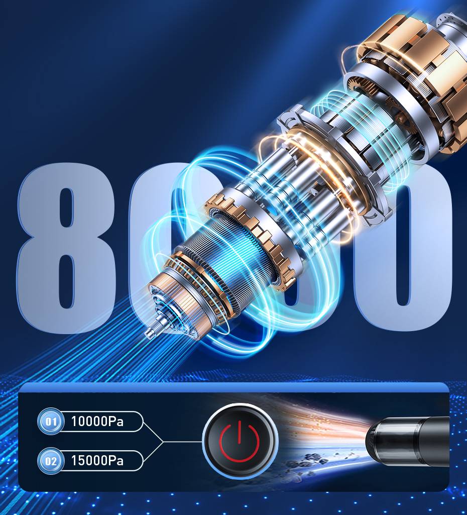 Aspirador de Pó 135w 15000Pa Baseus