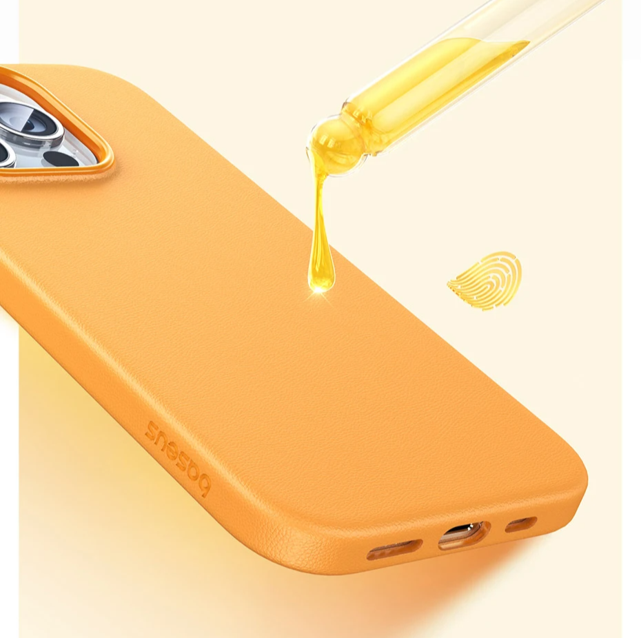 Capa de Couro PU Baseus para iPhone