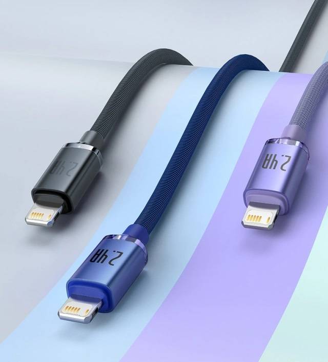 Cabo USB 2.4A para iPhone Design Translúcido Baseus