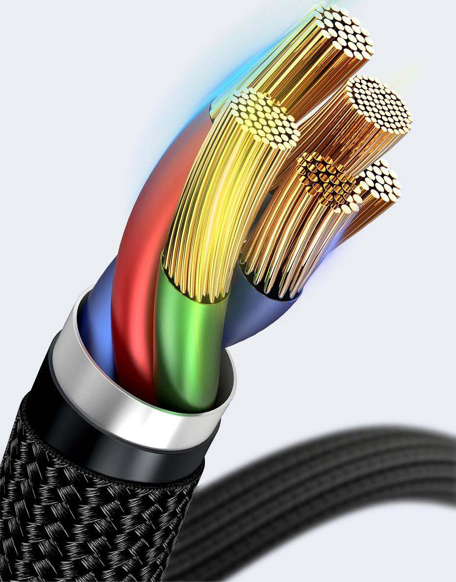 Cabo USB C PD 60W QC3.0 480Mbps Baseus