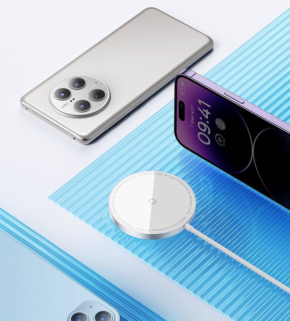 Carregador Magnético Sem Fio Mini3 15W para iPhone Baseus