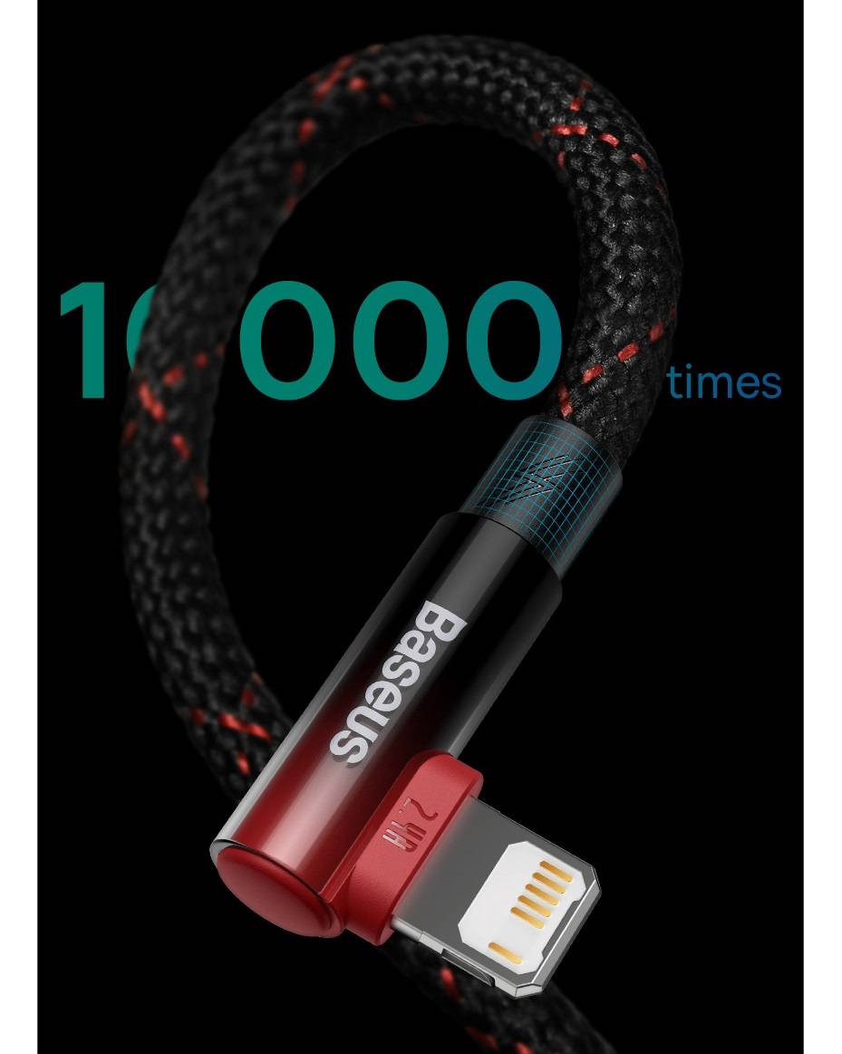 Cabo USB para iPhone 90º MVP 2.4A Baseus