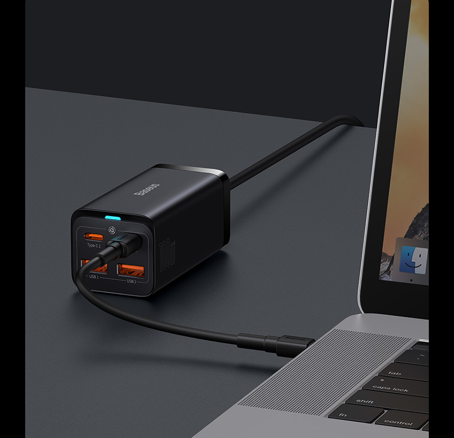 Carregador USB PD 100w GaN3 Pro Baseus