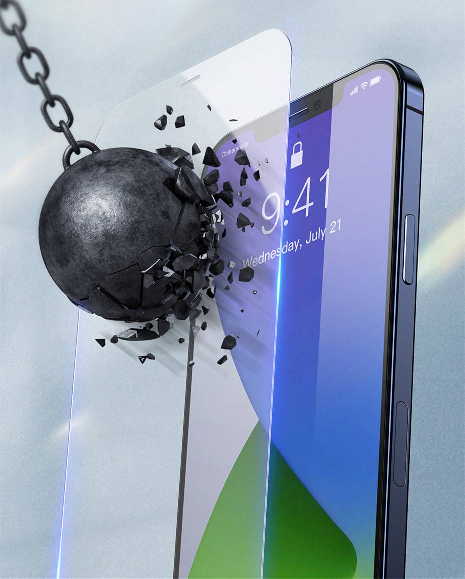 Película de Alta Definição para iPhone X/11/12/13/14 2 Pçs Baseus