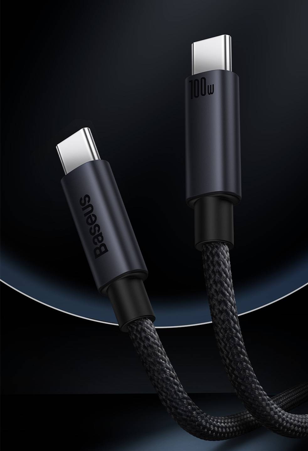 Cabo USB C 100W Ultra Rápido Baseus