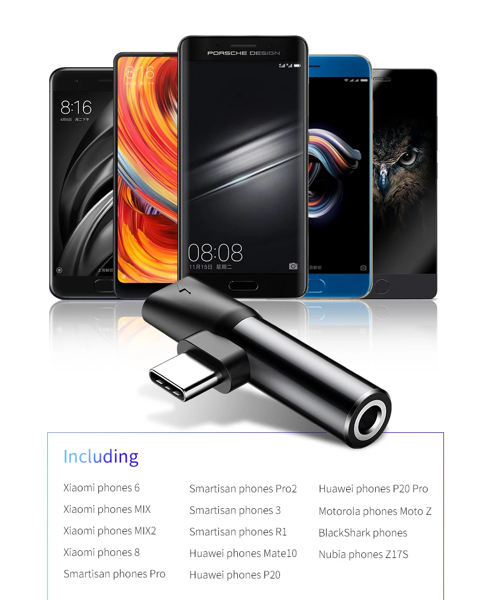 Adaptador USB C Jack 3.5mm Baseus