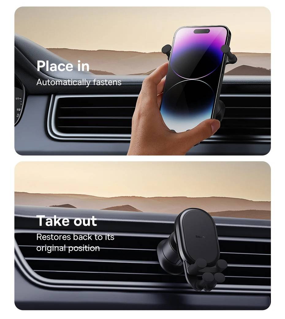 Suporte de Celular com Fixação Automática Nova Versão Baseus