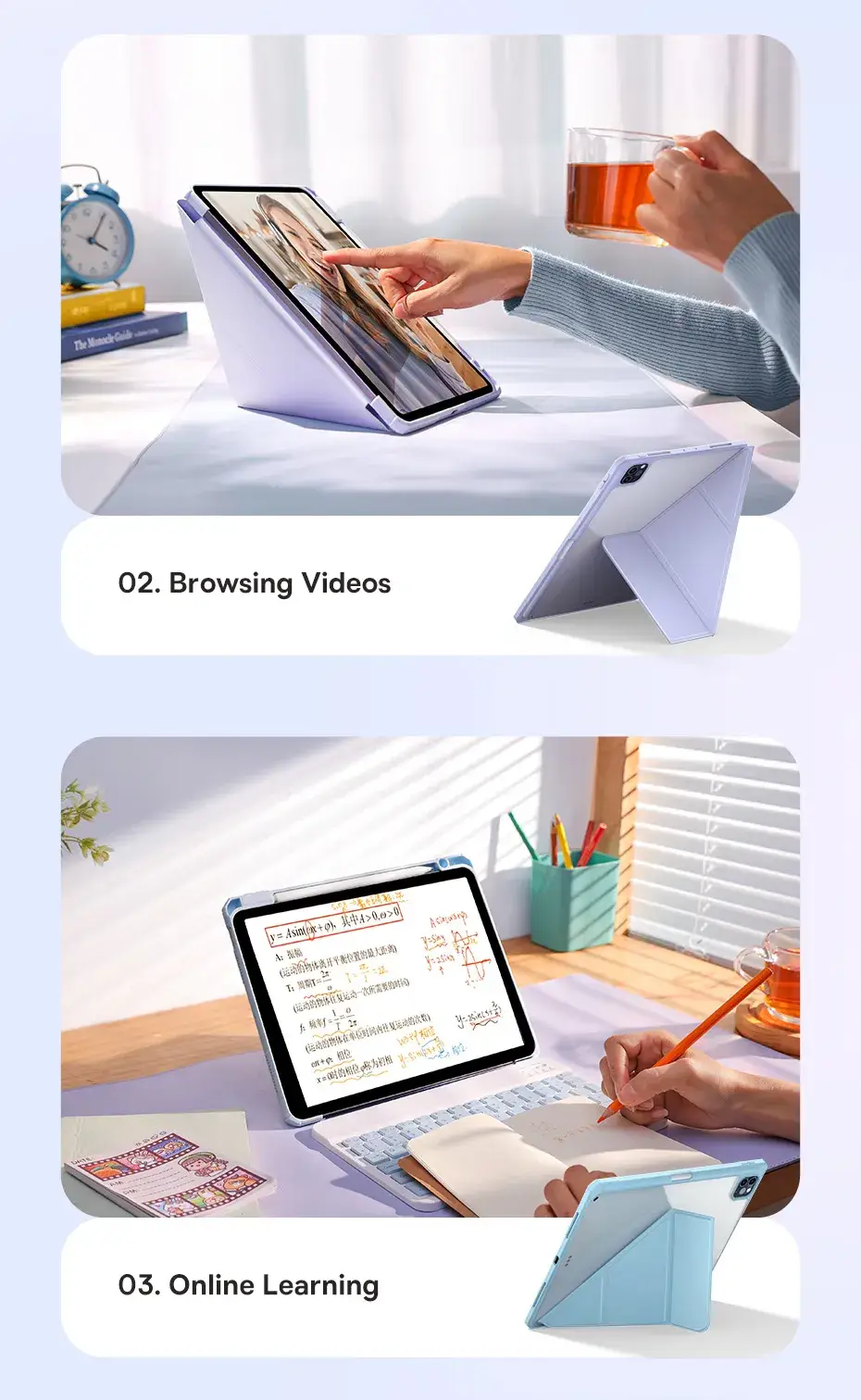 Capa Protetora com Suporte para iPad Baseus