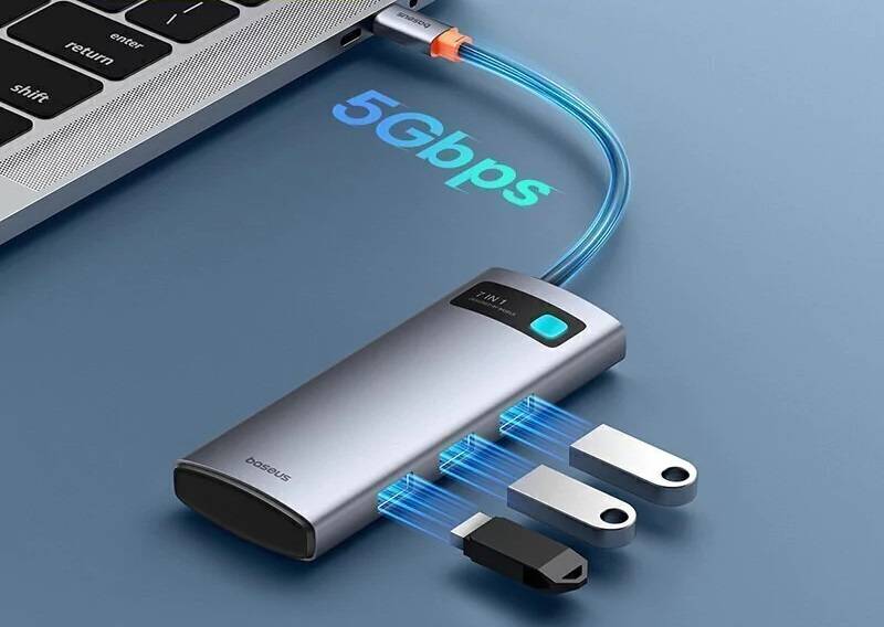 Hub USB C 7 em 1 4K 60Hz Baseus