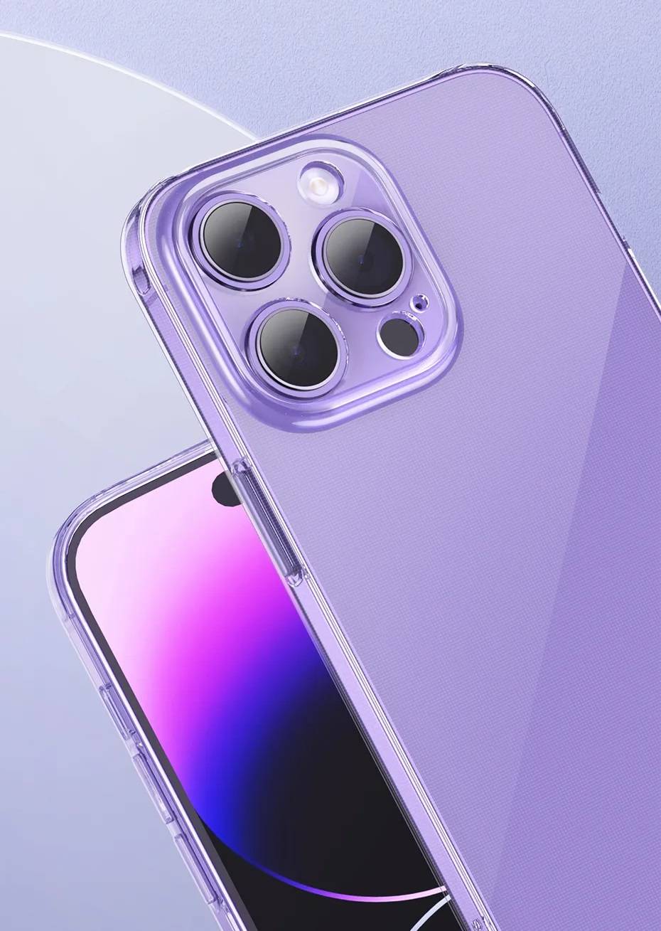 Capa Transparente para iPhone X, XS, XR, 11, 12, 13 e 14 Baseus