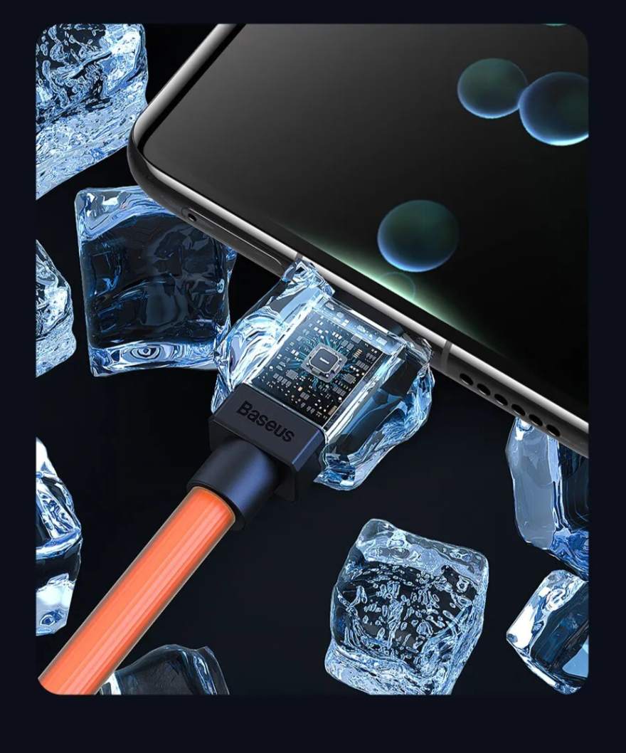 Cabo USB C de Carregamento Rápido 100W Baseus