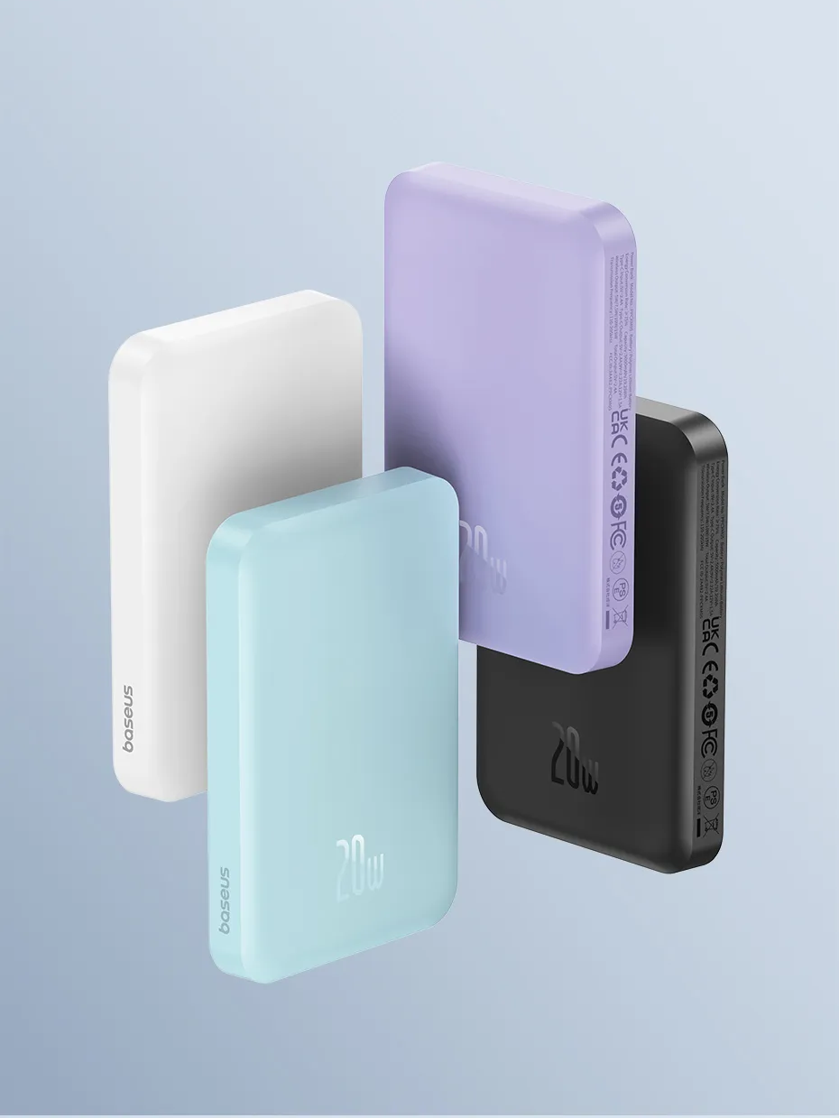 Power Bank Magnético 20W 5000mAh Baseus