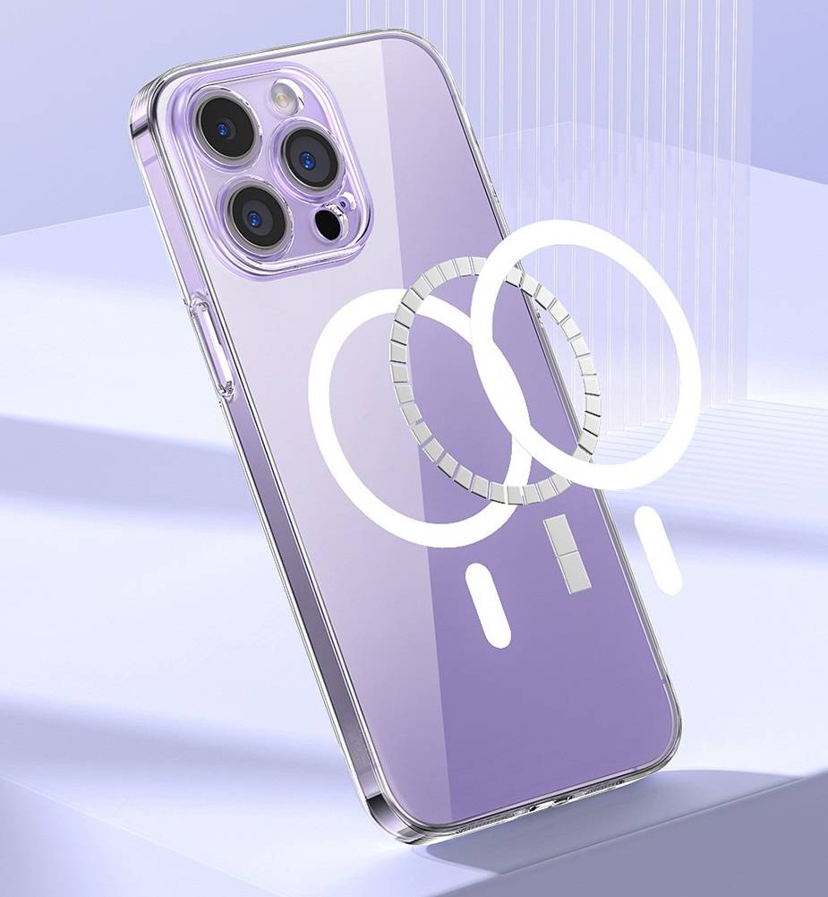 Capa Magnética Transparente para iPhone 11, 12, 13 e 14 + Película Baseus