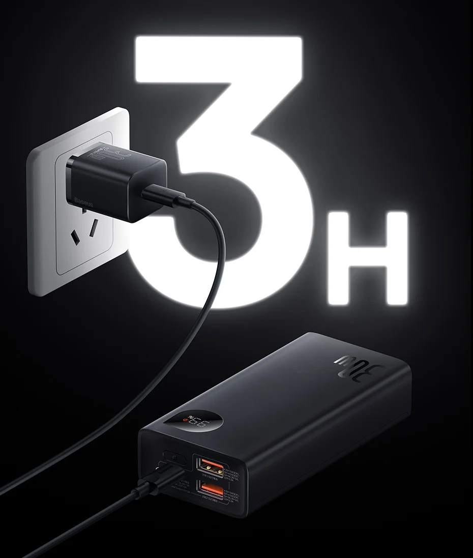Power Bank 30w 10000mAh Baseus