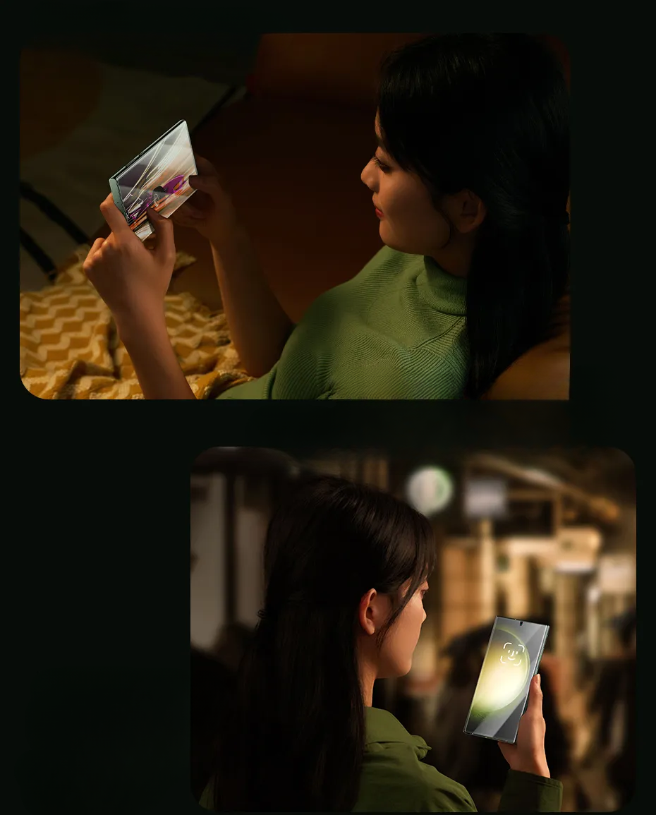Película de Vidro para Samsung Galaxy S23 Ultra e S22 Ultra Baseus